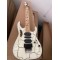 Heavy Relic Steve Vai Jem 77V White Electric Guitar Monkey Grip, Lion Clay, Vine Inlay,Floyd Rose Tremolo Bridge & Locking Nut, Whammy bar, Black Hardware