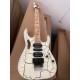 Heavy Relic Steve Vai Jem 77V White Electric Guitar Monkey Grip, Lion Clay, Vine Inlay,Floyd Rose Tremolo Bridge & Locking Nut, Whammy bar, Black Hardware