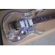 Steve Vai Jem Acrylic Body LED Light 12 Colors 77V Electric Guitar Blue Lighting Inlay, Floyd Rose Tremolo bridge, Locking nut, Monkey Grip, Lion Clay, Gold Hardware