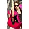 Steve Vai JEM 777 30th Anniversary Limited Collector's Edition 2017 Shocking Pink Electric Guitar Disappearing Pyramid inlays, Jumbo frets