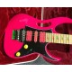 Steve Vai JEM 777 30th Anniversary Limited Collector's Edition 2017 Shocking Pink Electric Guitar Disappearing Pyramid inlays, Jumbo frets