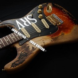 Rare Guitar 10S Custom Shop Masterbuilt Limited Edition Stevie Ray Vaughan Tribute SRV Number One ST Electric Guitar Vintage Brown Finished