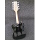 Rare 8 Strings Mini Travel Mando Telecaster Electric Guitar Black / Sunburst Mandolin Electric Guitar Rosewood Fingerboard White MOP Inlay