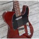 Custom Shop George Harrison Brown Sandwich Tele Electric Guitar Ash Wood Body, Rosewood Fingerboard, Vintage Tuners, 3 Brass Saddle Bridge