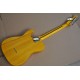 Custom Tobacco Sunburst Tele Electric Guitar Ash Body, Maple Neck & Fingerboard, White Pearl Dot Inlay, String Thru Body Bridge