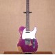 Masterbuilt Heavy Relic Big Sparkle Metallic Purple Tele Electric Guitar Alder Body, Maple Neck & Fretboard, 3 Saddle Bridge, Vintage Tuners