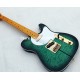 Custom Shop Merle Haggard Signature Tuff Dog TL Tele Caster Electric Guitar, SUPER RARE,Green burst, Gold Hardware