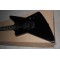 Custom James Hetfield Black Explorer Electric Guitar Split Parallelogram MOP Fingerboard Inlay EMG Active Pickups 9V Battery Black Hardware