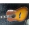 Solid Spruce Top 41 Inches Humming Vintage Sunburst Acoustic Electric Guitar, Split Parallelogram Inlay, Red Pickguard, Fishman Pickups