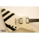 Custom Guitars Galleries Scorpions Matthias Jabs Style Explorer White Cream Electric Guitar Chrome Hardware, Dot inlay