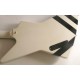 Custom Guitars Galleries Scorpions Matthias Jabs Style Explorer White Cream Electric Guitar Chrome Hardware, Dot inlay