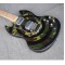 Custom Shop Double Cutaway SG Zakk Wylde Camouflage & Black Bullseye Electric Guitar Copy EMG Pickups, Chrome Hardware, Drop Shipping