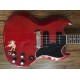 1965 Hard Rock Black Sabbath Tony Iommi Signed Legendary Vintage Cheery Red SG Monkey Electric Guitar Black P 90 Pickups, Wrap Around Bridge