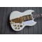 Custom Shop 1968 SG Custom Polaris White Double Cutaway Electric Guitar Long Version Maestro Vibrola Gold Tremolo Birdge 3 Pickups