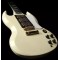 Custom Limited Vintage White Cream SG 400 Double Cutaway Electric Guitar Dual 3 Humbucker Pickups White MOP Trapezoid Inlay