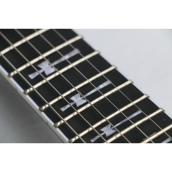 Top Quality Custom 24 frets Ebony Fretboard Guitar Tony Iommi Signature SG Electric Guitar Black Lacquer