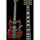 Rare Angus Young Wine Cherry Red SG Electric Guitar Engraved Lyre Vibrola Maestro tremolo & Whammy Bar, ABR-1 bridge, Pearl trapezoid inlay