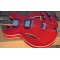 Custom Dave GrohlDG335 Red Crimson Hollow Body Memphis Trini Jazz Electric Guitar Metal Tailpiece Double Diamond Holes Split Diamond Inlay