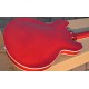 Custom Dave GrohlDG335 Red Crimson Hollow Body Memphis Trini Jazz Electric Guitar Metal Tailpiece Double Diamond Holes Split Diamond Inlay