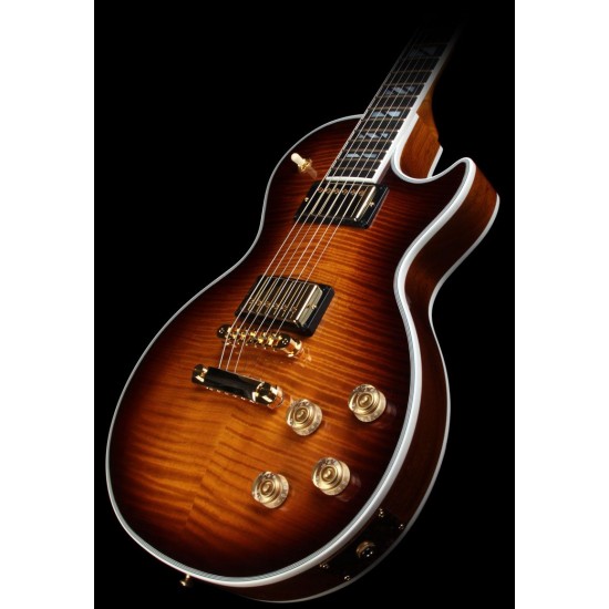 Custom Shop 1959 R9 VOS Vintage Sunburst Supre Electric Guitar Tiger Flame Maple Top & Back, Split Block MOP Inlay, Globe Headstock Inlay