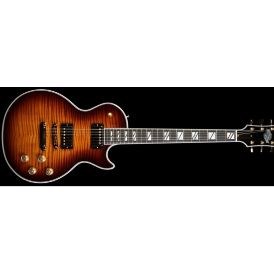 Custom Shop 1959 R9 VOS Vintage Sunburst Supre Electric Guitar Tiger Flame Maple Top & Back, Split Block MOP Inlay, Globe Headstock Inlay