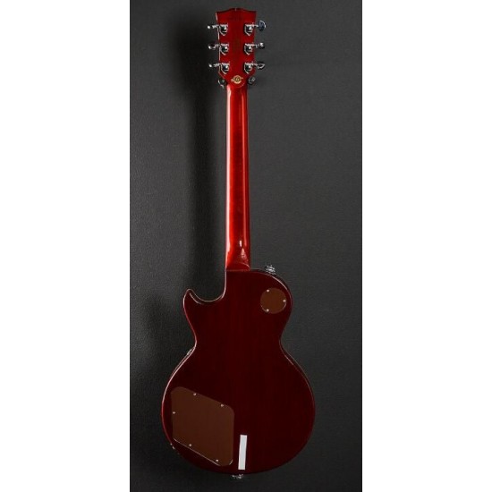 Rare Pete Townshend #1 Deluxe 2005 Trans Red Crimson Flame Maple Electric Guitar 3 Pickups Two mini humbuckers Pickups, 2 Mini Toggle Switch