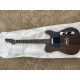 Rare Paul Waller George Harrison Satin Matte Brown Tele Electric Guitar Rosewood Body & Neck, Rounded Input Jack, Sandwich Line, Vintage Tuners, Black Pickguard